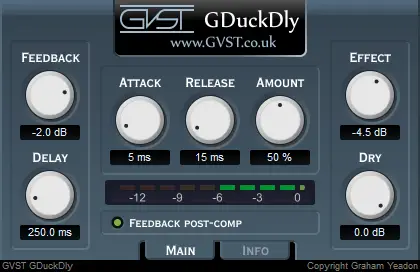 GDuckDly free delay | echo by GVST
