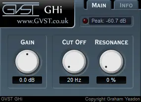 GHi free filter by GVST