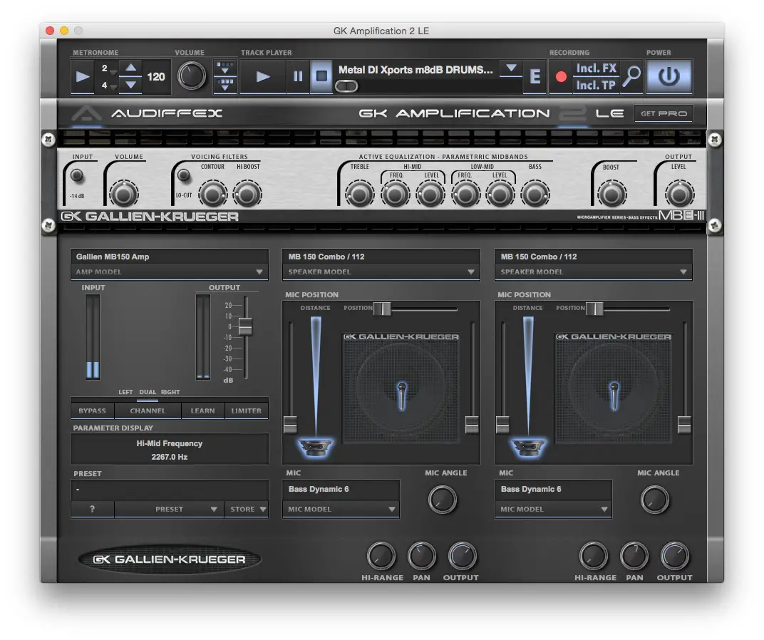 GK Amplification 2 Le free amp-simulator by Audified