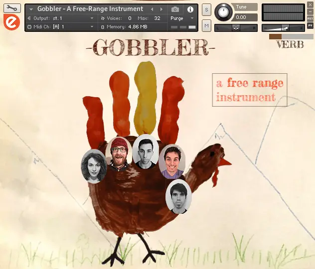 Gobbler free soundbank by Embertone