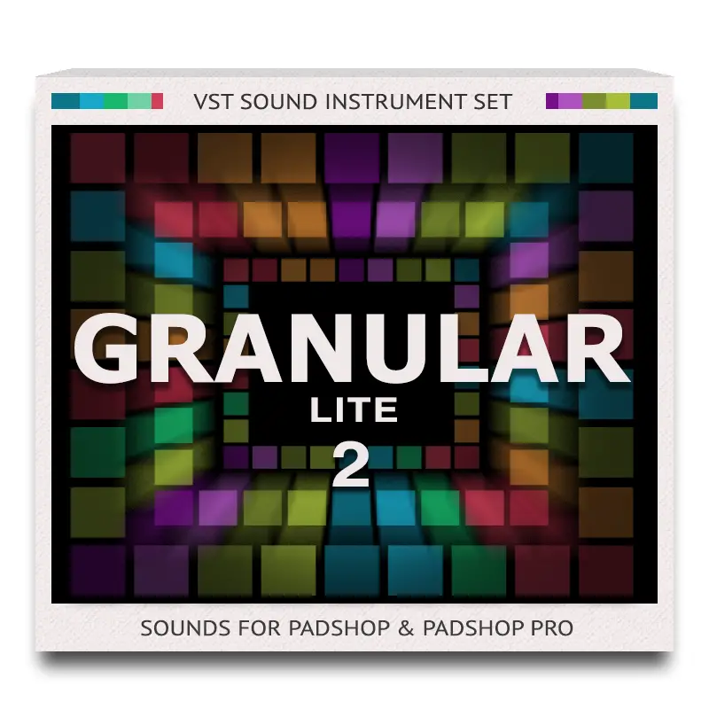 Granular Lite 2 Sound Set for PadShop and PadShop Pro free softsynth-preset by Online Music Foundry