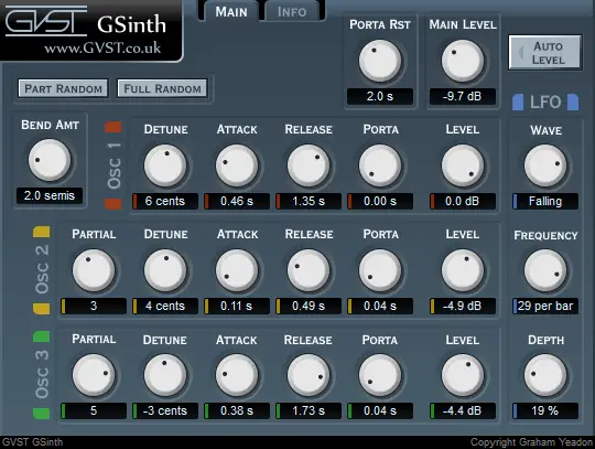 GSinth free software-synthesizer by GVST
