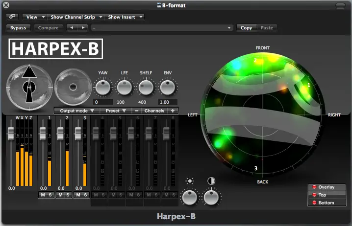 Harpex-B free stereo-imaging by Harpex