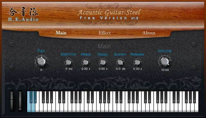 Acoustic Guitar Steel (Free) free rompler by H.E. Audio