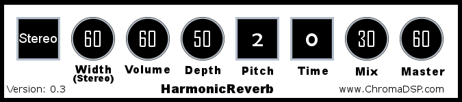 HarmonicReverb free reverb by ChromaDSP
