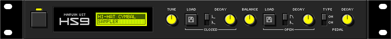 HS9 free drum-sampler by MARVIN VST