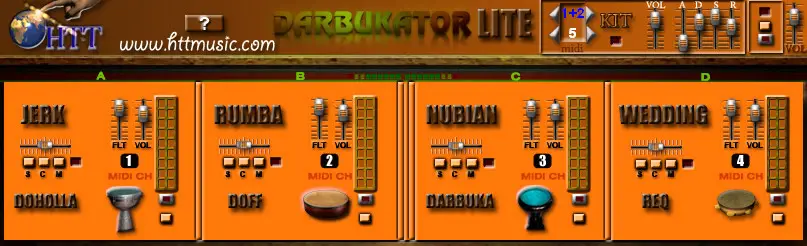 HTP Darbukator Lite free rompler by Human Touch Technology