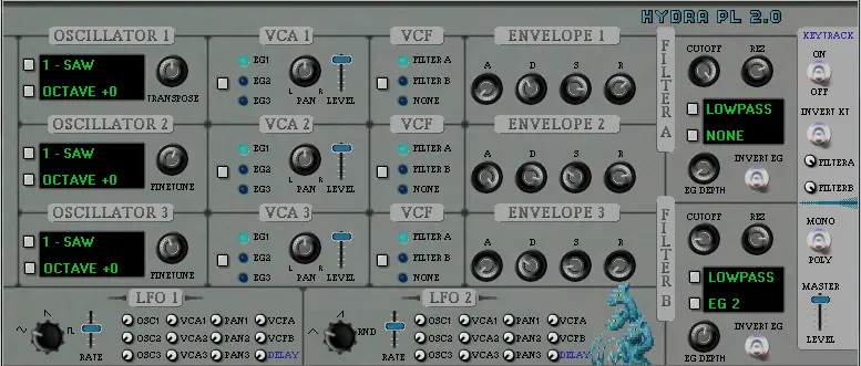 Hydra PL free software-synthesizer by Petrol Limiter