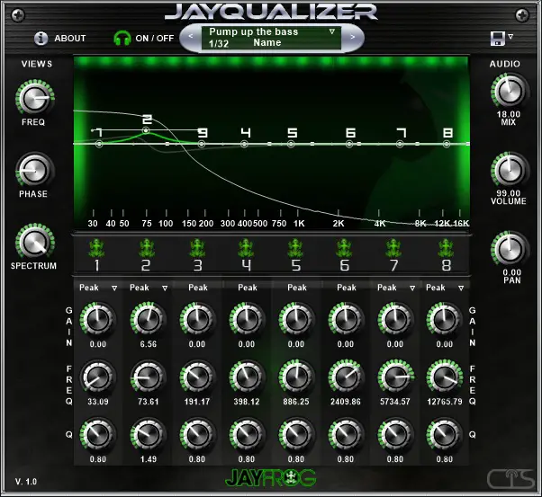 Jayqualizer free eq by Noizefield Instruments