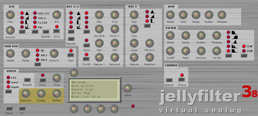 JellyFilter free software-synthesizer by Neuenberger