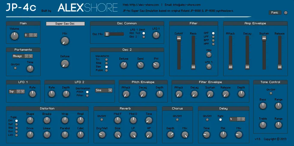 JP-4c free soundbank by Alex Shore