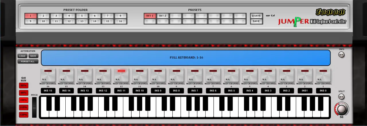 Jumper free midi-controller by Fanan Team