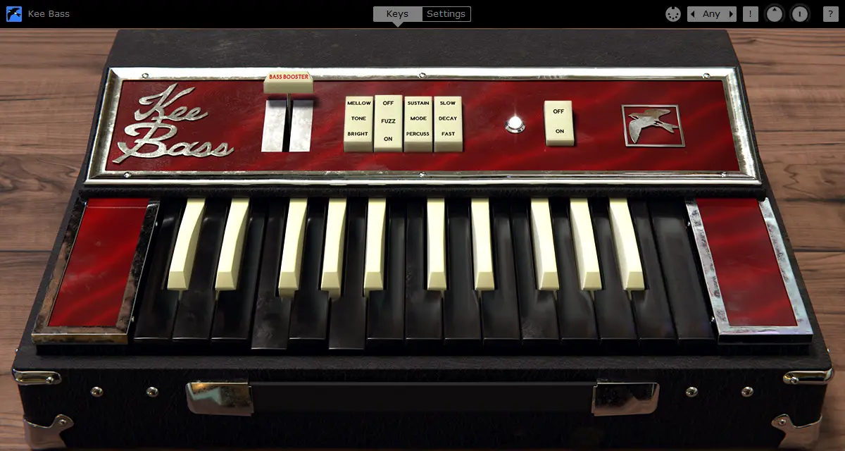 Kee Bass free software-synthesizer by Martinic