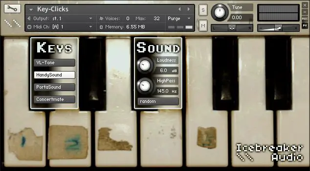 Key-Clicks free soundbank by Icebreaker Audio