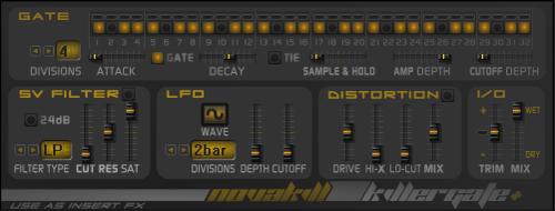killerGATE+ free multi-fx | gate | overdrive by NOVAkILL