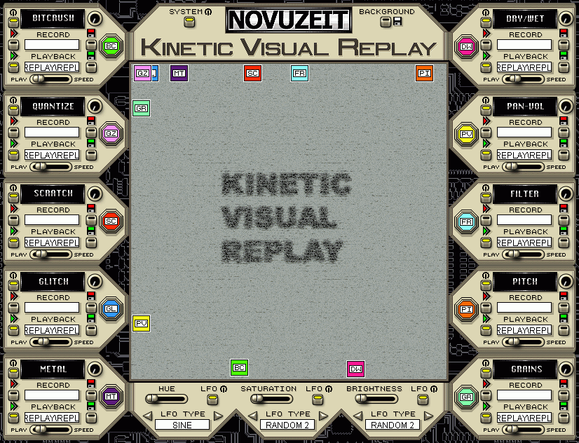 Kinetic Visual Replay free multi-fx by NOVUZEIT