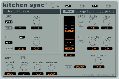 kitchen sync free multi-fx | stereo-imaging | filter by de la Mancha