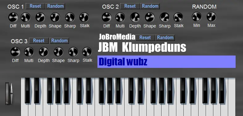 JBM Klumpeduns free oscillator by JoBroMedia
