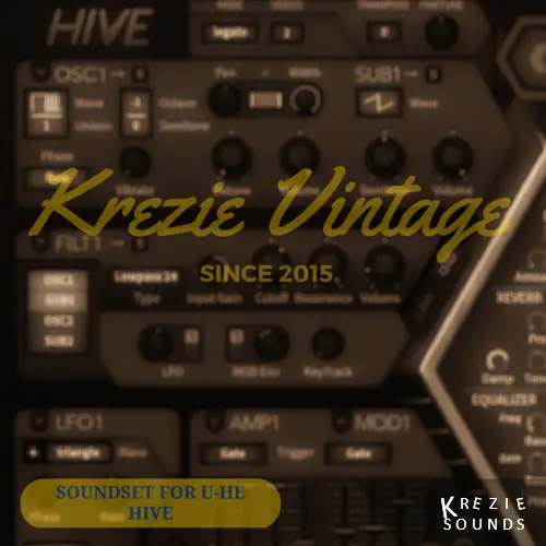 Krezie Vintage for Hive free softsynth-preset by Krezie Sounds