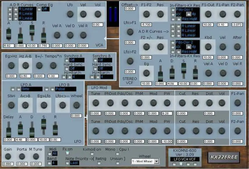 KXOMNI 600 free software-synthesizer by KX77FREE