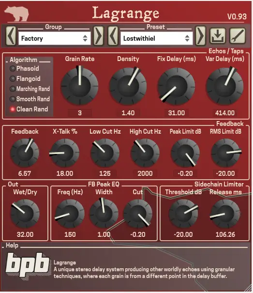 Lagrange free delay by Ursa DSP