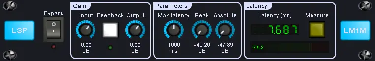 LSP Latency Meter plugin free other-utility by Linux Studio Plugins Project