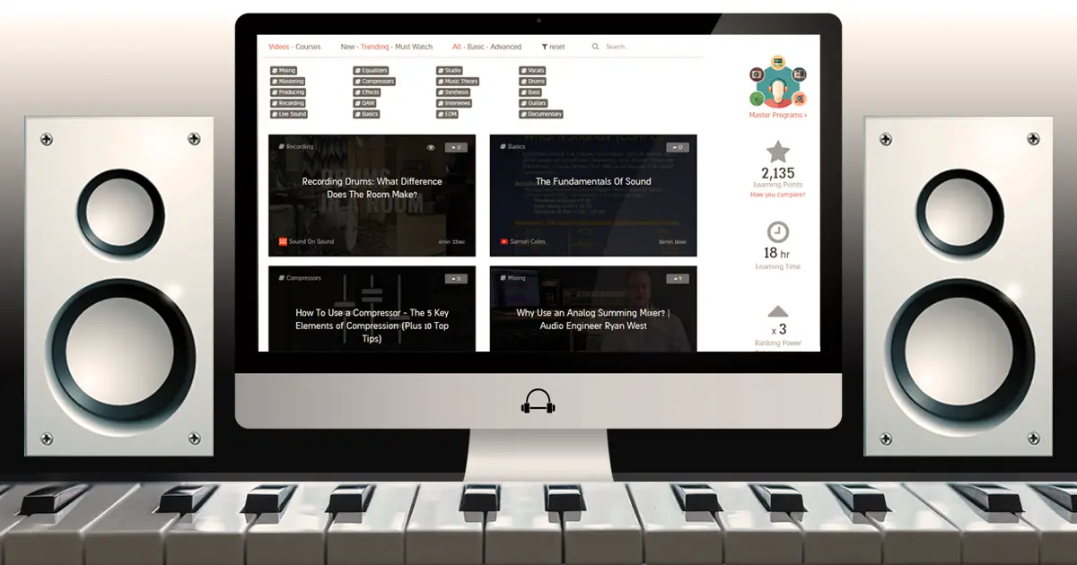 Learning Center free studio-tool by SoundGym