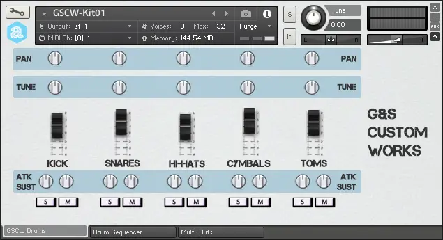 G&S Custom Works 2.0 for Kontakt free soundbank by Autodafe