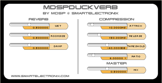 MdspDuckVerb free reverb by Smart Electronix