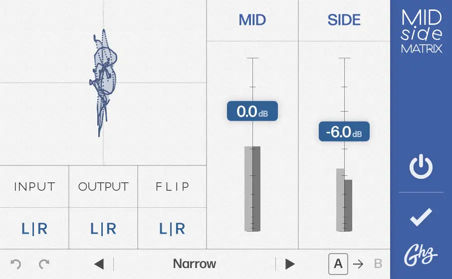 Midside Matrix free stereo-imaging by Goodhertz
