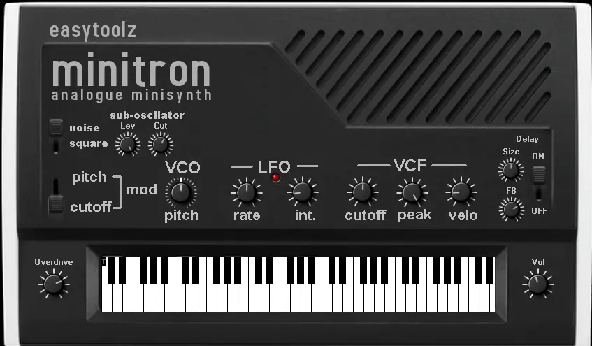 minitron free software-synthesizer by easytoolz