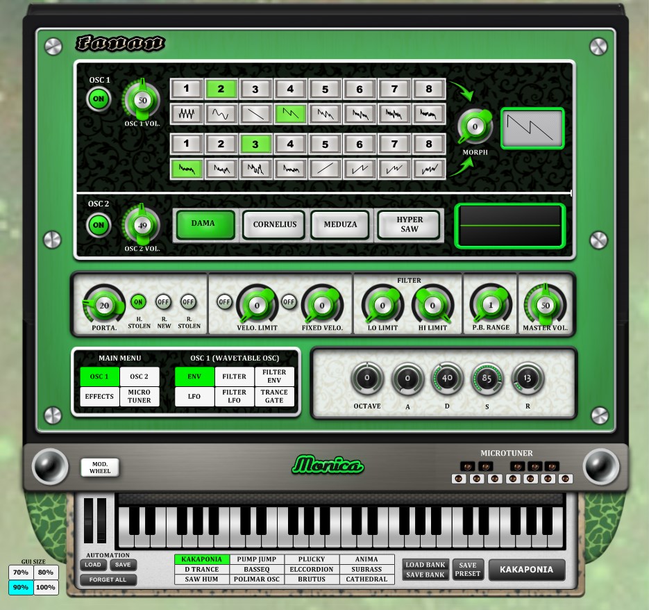 Monica free software-synthesizer by Fanan Team