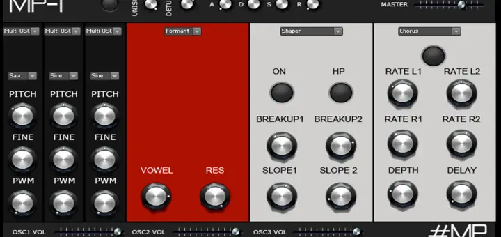 MP-1 free software-synthesizer by Multiples Pro
