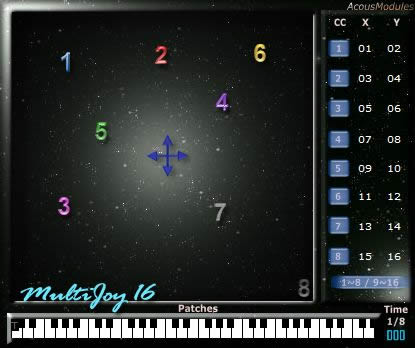 MultiJoy 16 free midi-controller by Acousmodules