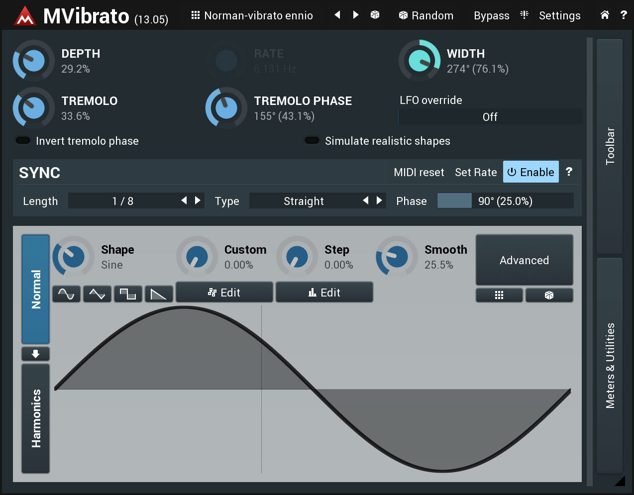 MVibrato free vibrato by MeldaProduction