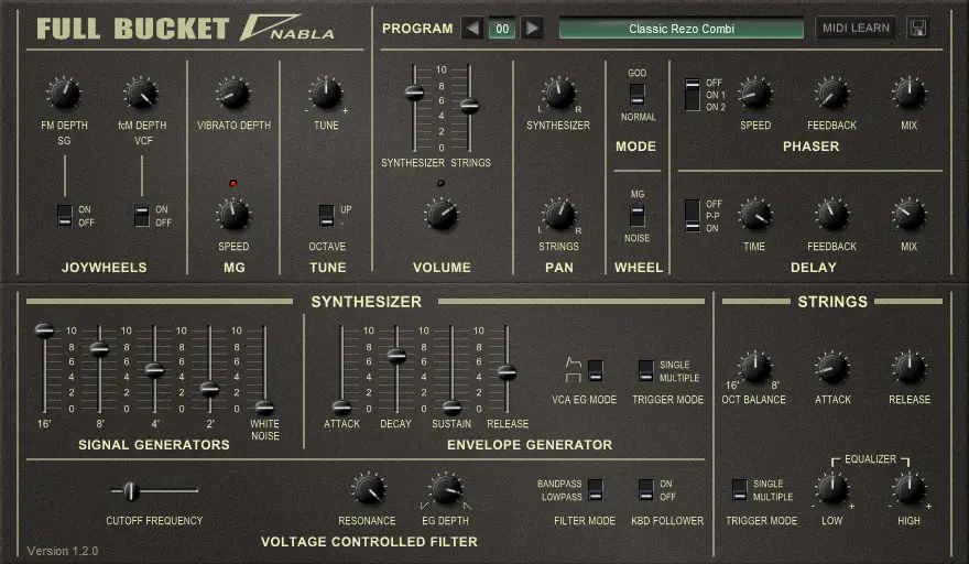 Nabla free software-synthesizer by Full Bucket Music