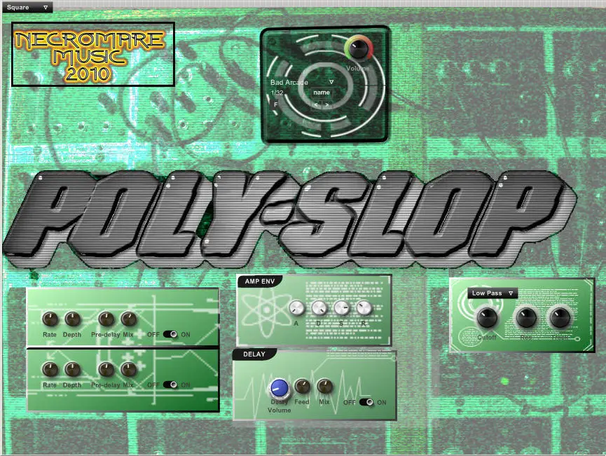 Polyslop free software-synthesizer by Necromare Music