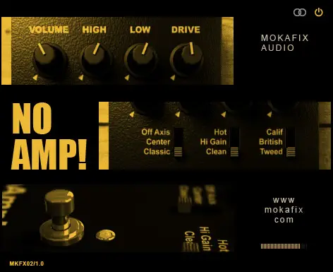 NoAmp! free overdrive | saturation by Mokafix Audio