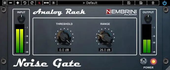NA Analog Rack Noise Gate free gate by Nembrini Audio