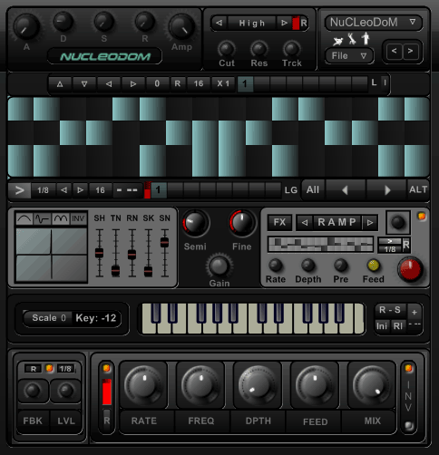 NuCLeoDoM free software-synthesizer by Tekky Synths