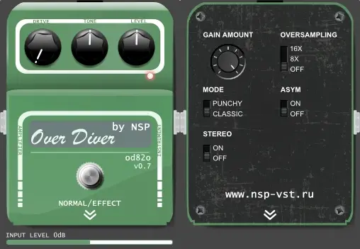 Over Diver od82o free overdrive | saturation by NSP