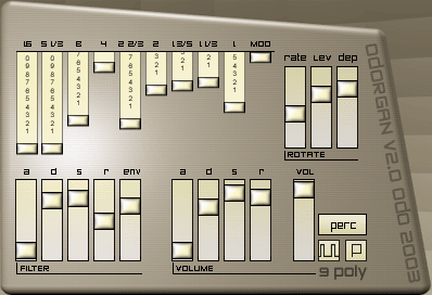 OdOrgan free software-synthesizer by Odo Synths