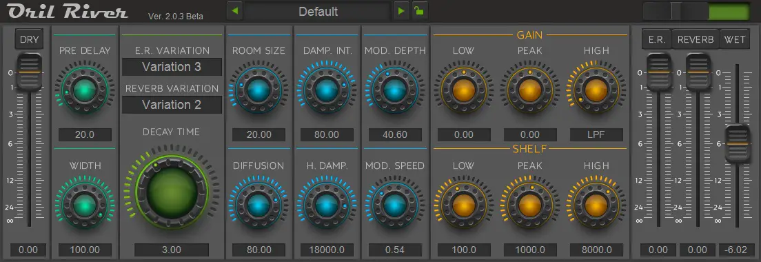 OrilRiver free reverb by Denis Tihanov