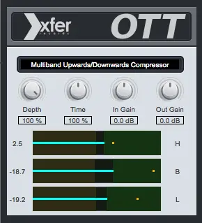 OTT free compressor by Xfer Records
