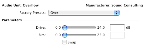 Overflow free overdrive | saturation by Sound Consulting