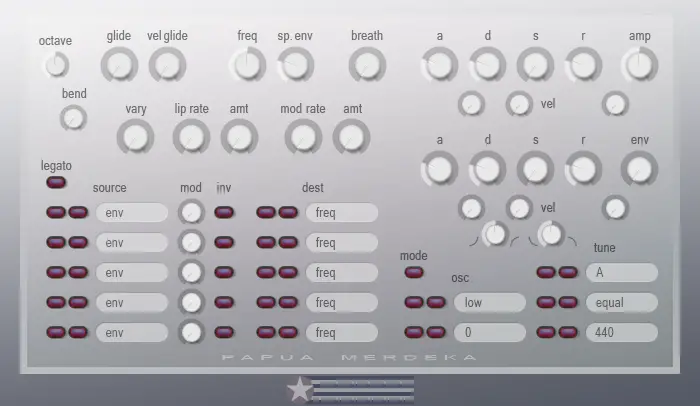 papua merdeka free software-synthesizer by xoxos