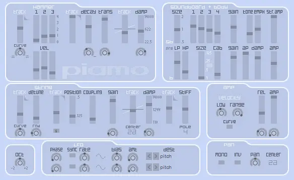 Piamo free software-synthesizer by xoxos