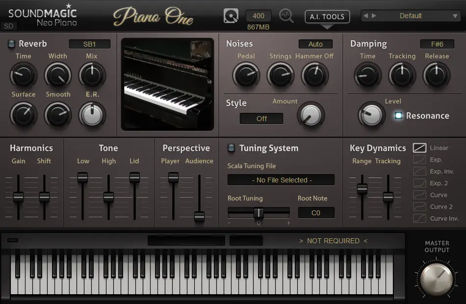 Piano One free rompler by Sound Magic