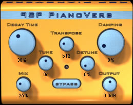 PSP PianoVerb free reverb by PSPaudioware