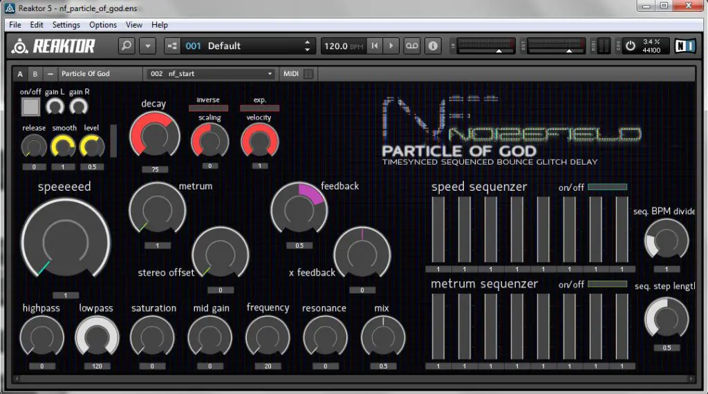 Particle Of God Free Sound Bank, Virtual Instrument VST Warehouse